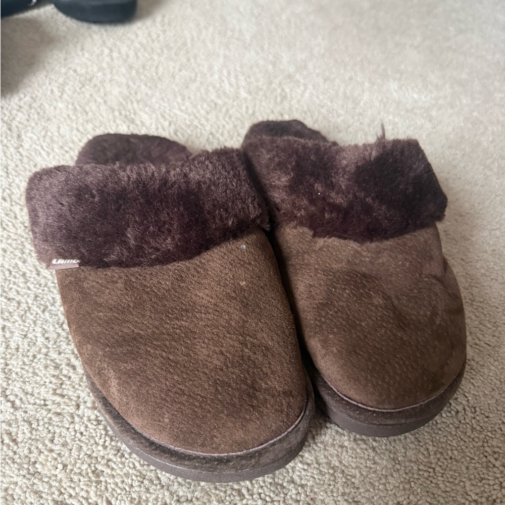 Lamo Kids Brown Slippers